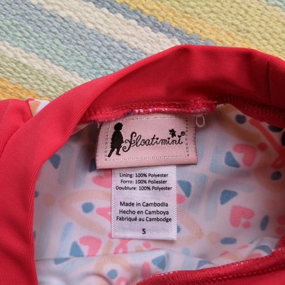 ⭐ Floatimini rashguard & tankini set size 5 - Picture 5 of 9